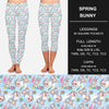 B126 - Preorder Spring Bunny Leggings w/ Pockets (Closes 2/04. ETA: late April)