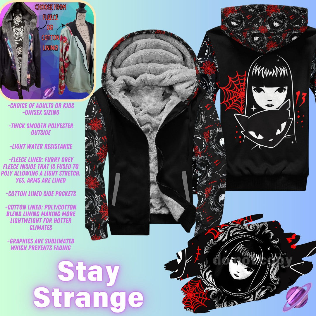JACKET RUN 12-STAY STRANGE-PREORDER CLOSING 8/18