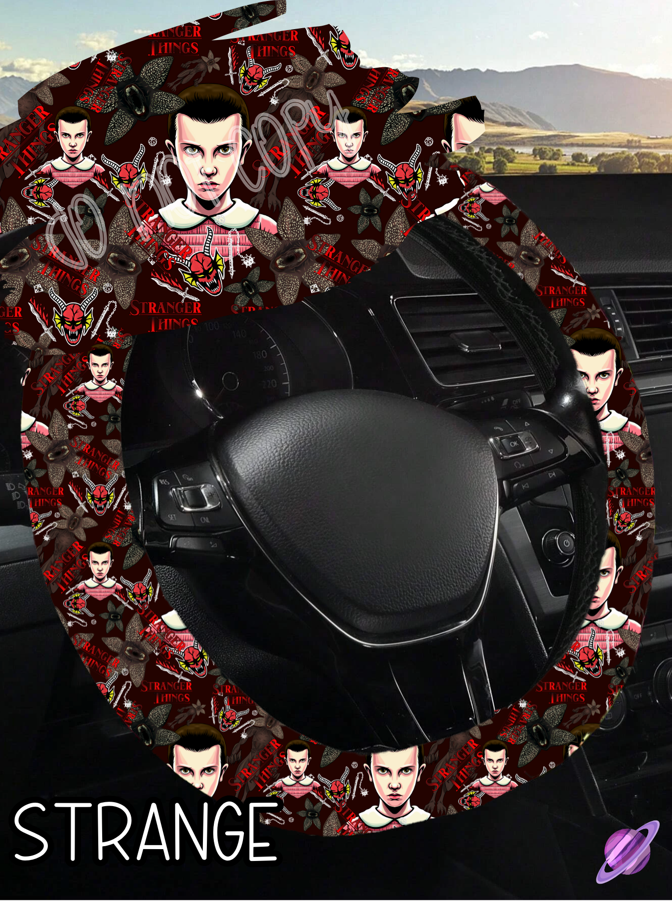 Strange - Steering Wheel Cover Roud 7 - Preorder Closes 3/1