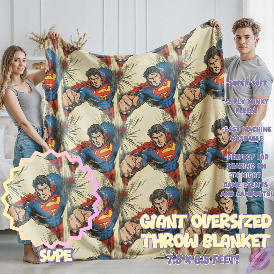 SUPE- GIANT SHAREABLE THROW BLANKETS ROUND 12-PREORDER CLOSING 3/2