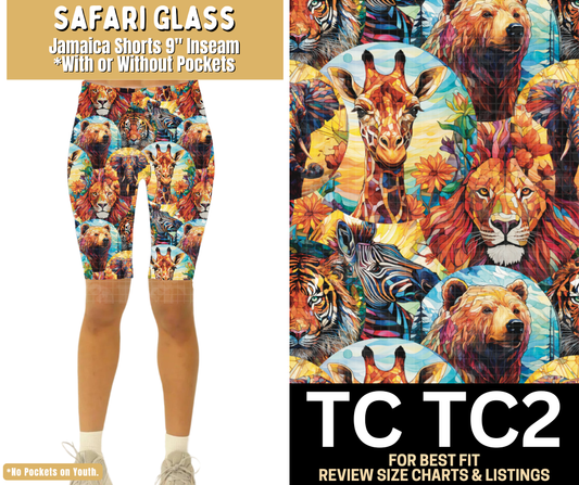 Safari Glass Jamaica Shorts w/ Pockets