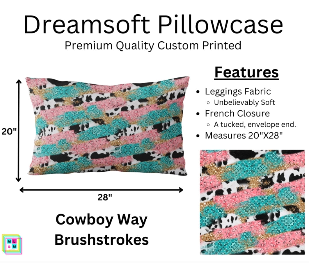Cowboy Way Brushstrokes Dreamsoft Pillowcase