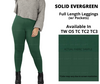 Solid Evergreen Full Length w/ Pockets