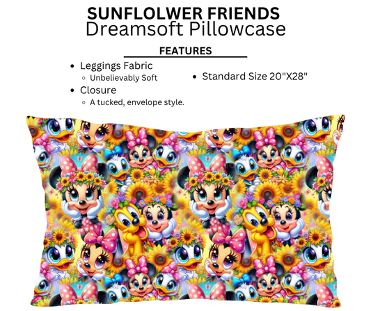 Sunflower Friends Dreamsoft Pillowcases