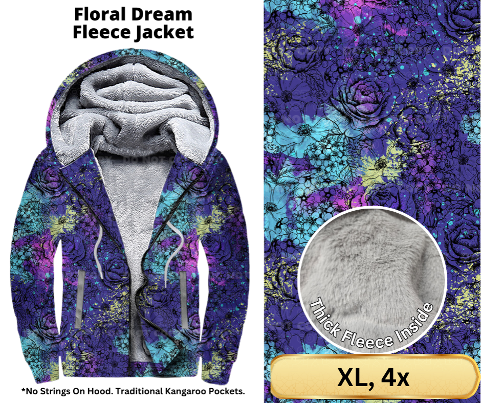 Floral Dream Fleece Jackets