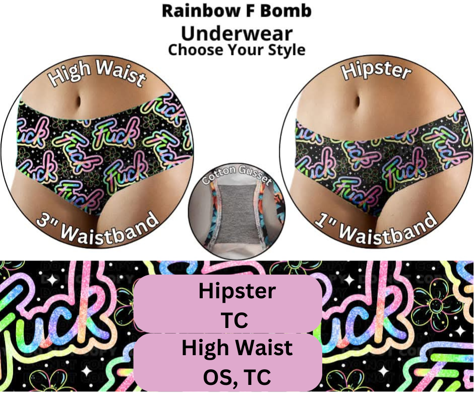 Rainbow F Bomb Underwear