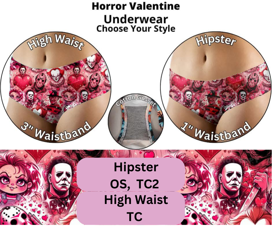 Horror Valentine Underwear