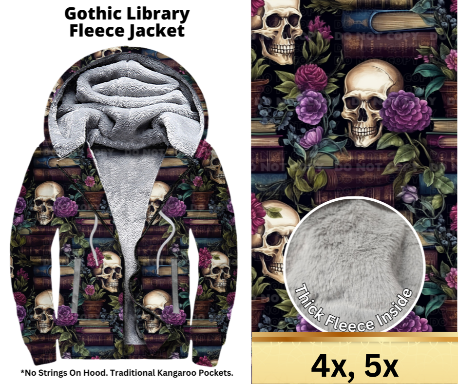 Gothic Library Fleece Jackets