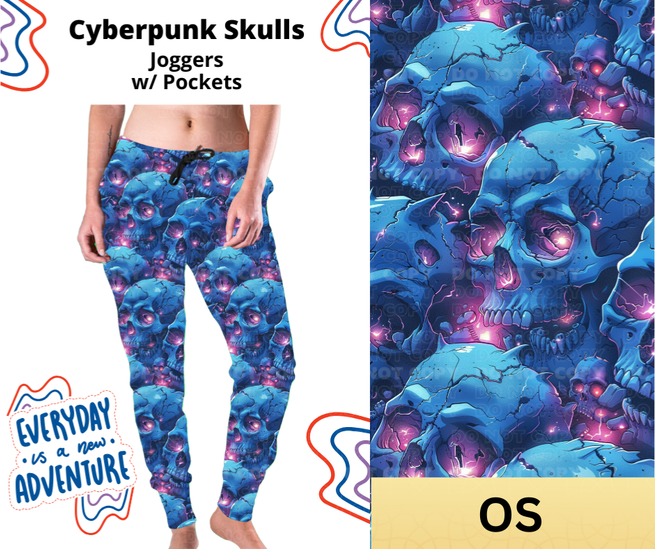 Cyberpunk Skulls Joggers