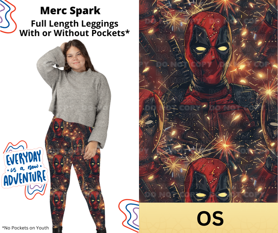 Merc Spark Full Length Leggings w/ Pockets