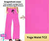 Dragonfruit Linen Full Length Lounge Pants