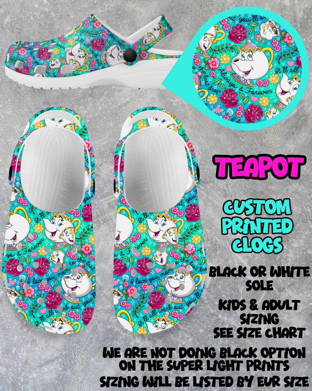 TEAPOT - CLOG RUN 6 - PREORDER CLOSING 3/4