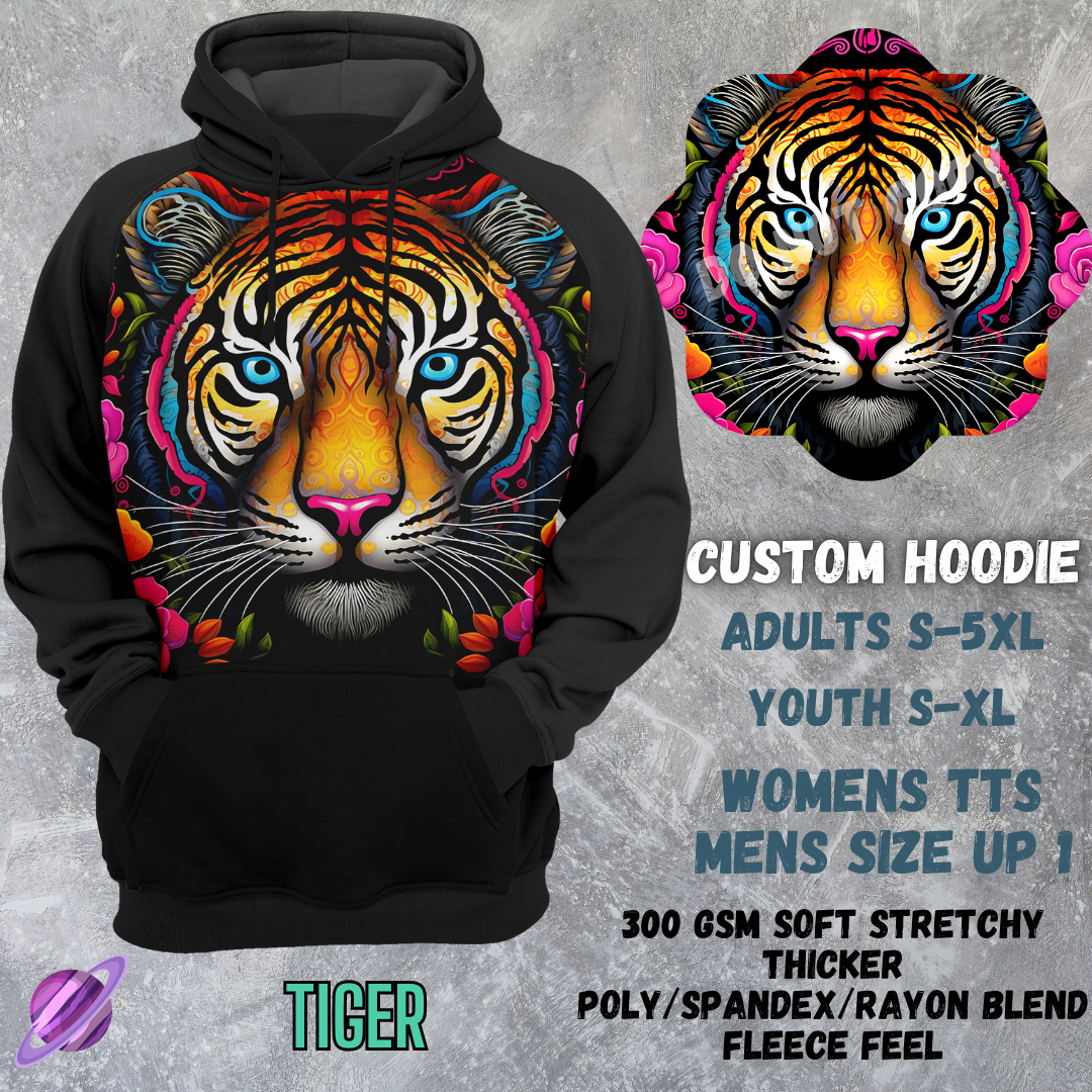 TIGER - CUSTOM HOODIE RUN PREORDER CLOSING 3/6