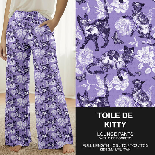 B264 - Preorder Toile de Kitty Lounge Pants (Closes 12/07. ETA early Feb.)
