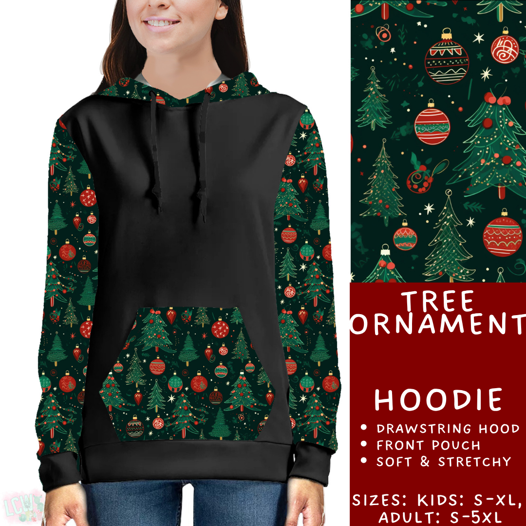 Ready To Ship - Tree Ornament Hoodie - 2XL