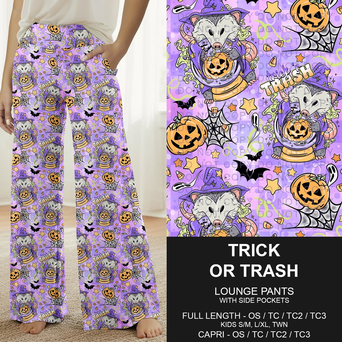 B297 - Preorder Trick or Trash Lounge Pants (Closes 6/28. ETA: early Sept.)
