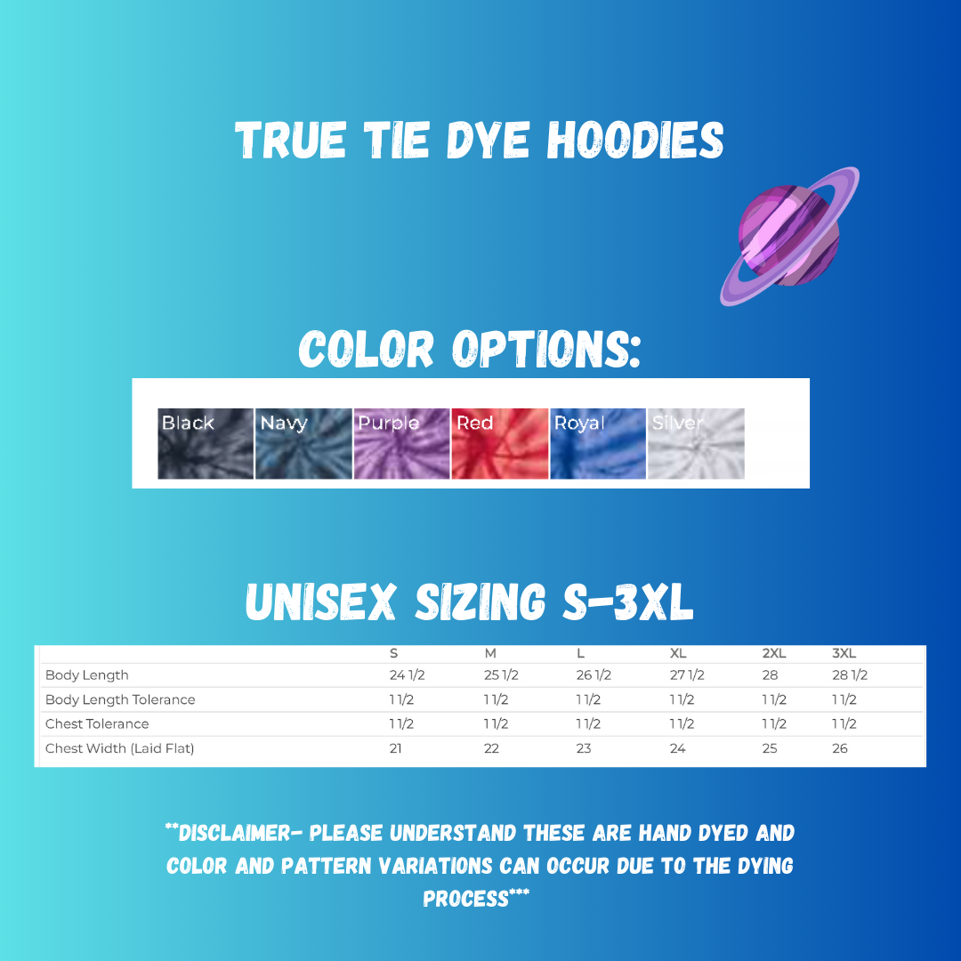 KICK ME-TIE DYE HOODIE-PREORDER CLOSING 1/26