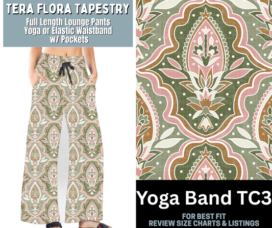 Tera Floral Tapestry Full Length Lounge Pants
