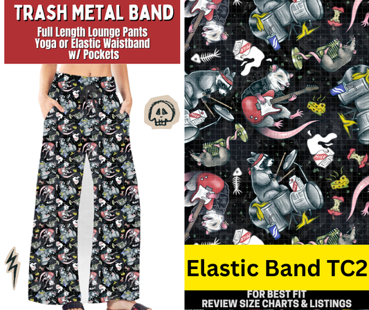 Trash Metal Band Full Length Lounge Pants
