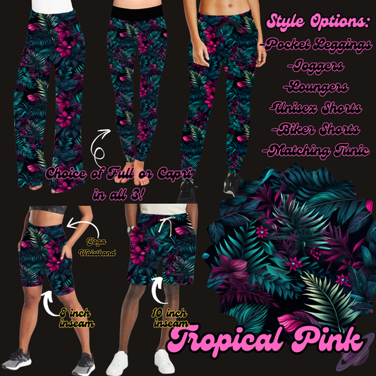 TROPICAL PINK-PRETTY RUN PREORDER CLOSING 1/30