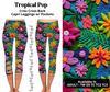 Preorder! Closes 3/27. ETA June. Tropical Pop Criss Cross Capri w/ Pockets