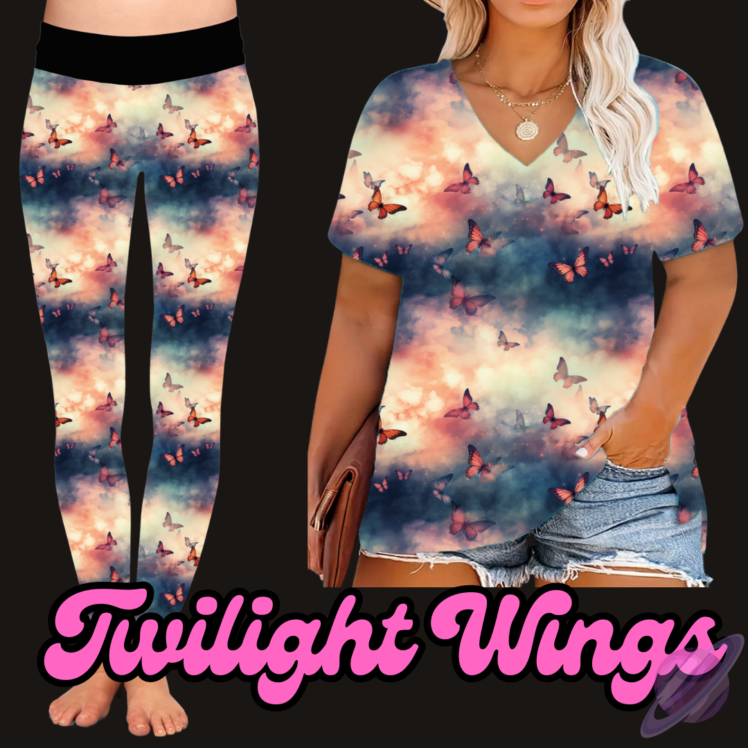 TWILIGHT WINGS - V-NECK TUNIC - PRETTY RUN PREORDER CLOSING 3/21