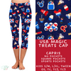 Ready To Ship - USA Magic Treats Capris