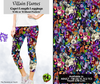 Preorder! Closes 3/28. ETA June. Villain Flames Capri Length Leggings w/wo Pockets