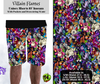 Preorder! Closes 3/28. ETA June. Villain Flames Unisex Shorts