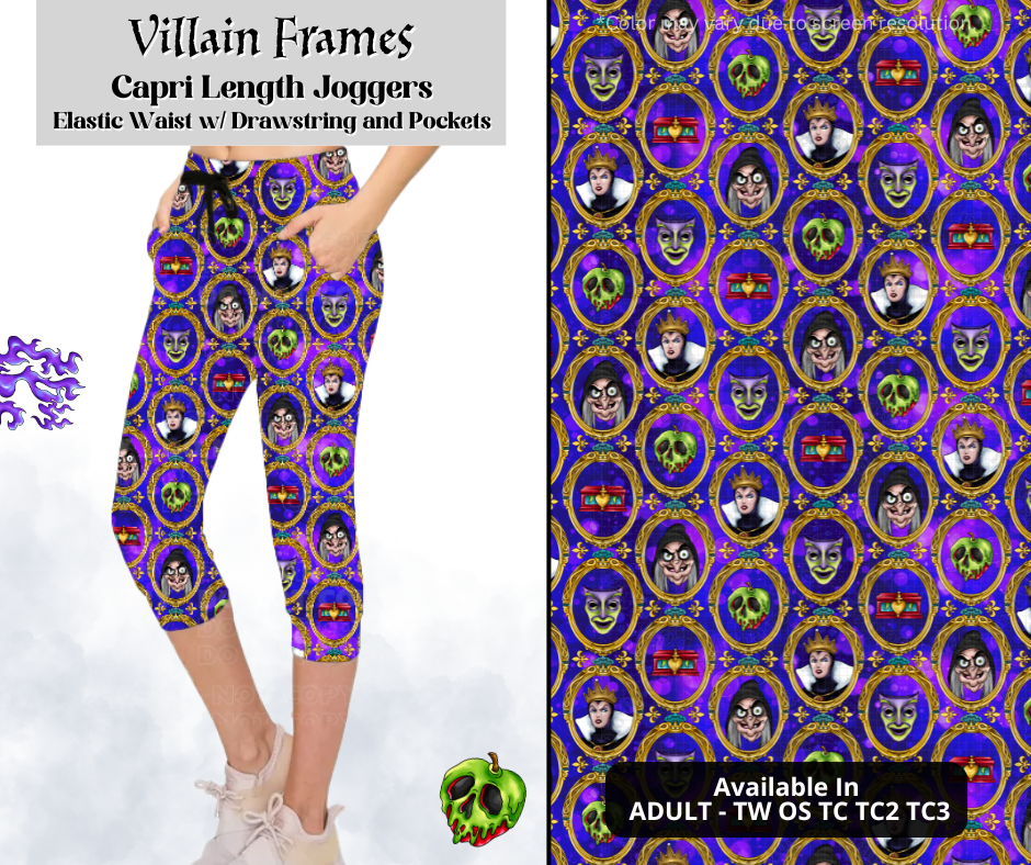 Preorder! Closes 3/28. ETA June. Villain Frames Jogger Capri