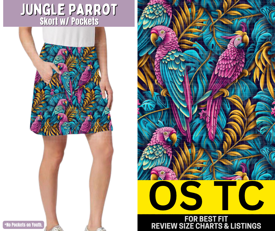 Jungle Parrot Skort