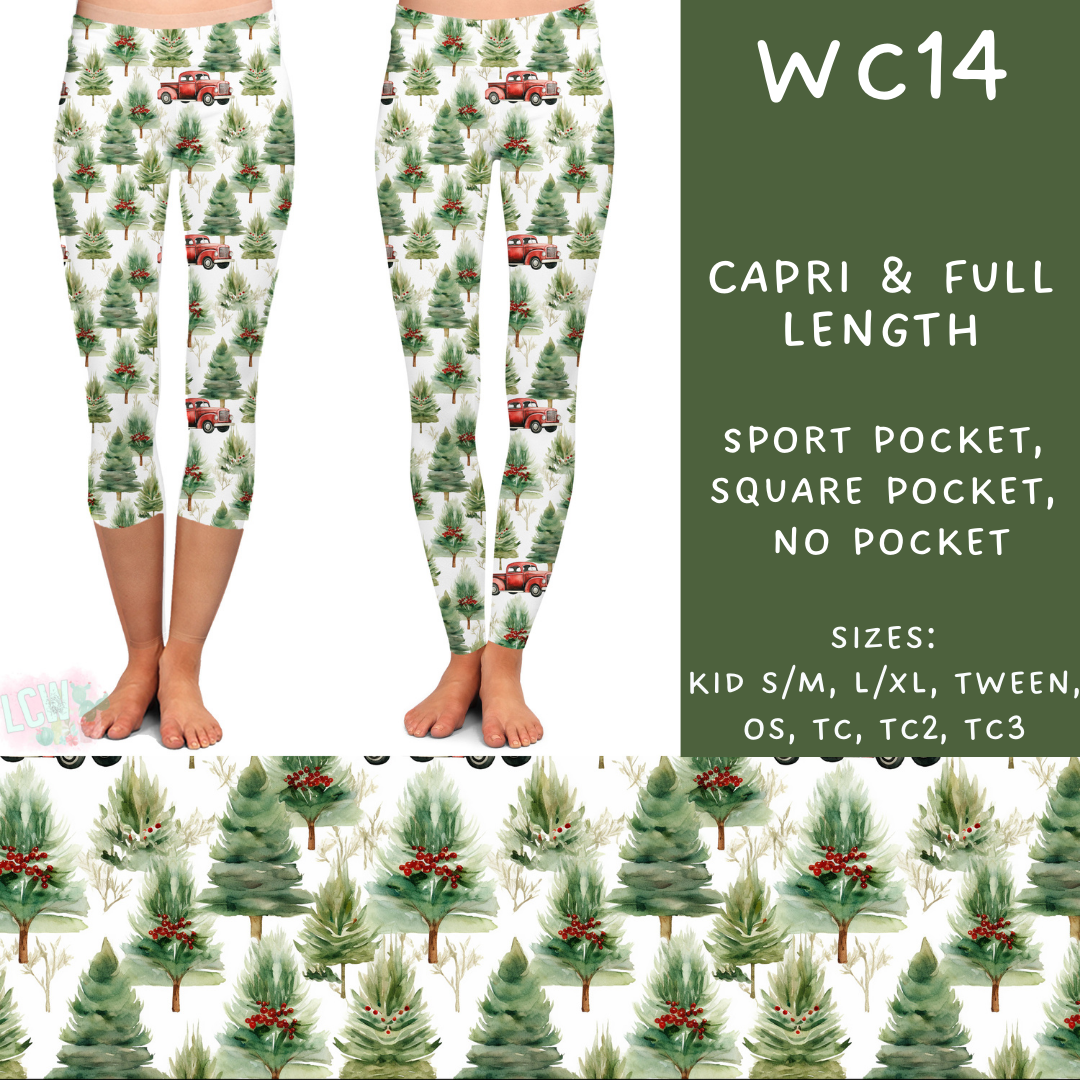 Ready To Ship - WC14 Capri Length Leggings TC