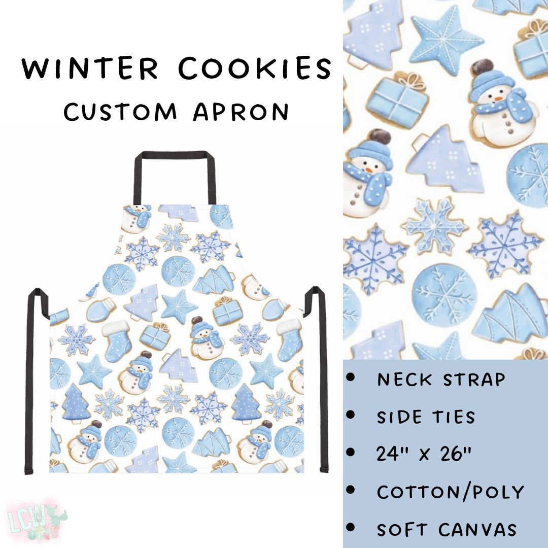 Ready To Ship - Winter Cookies Apron