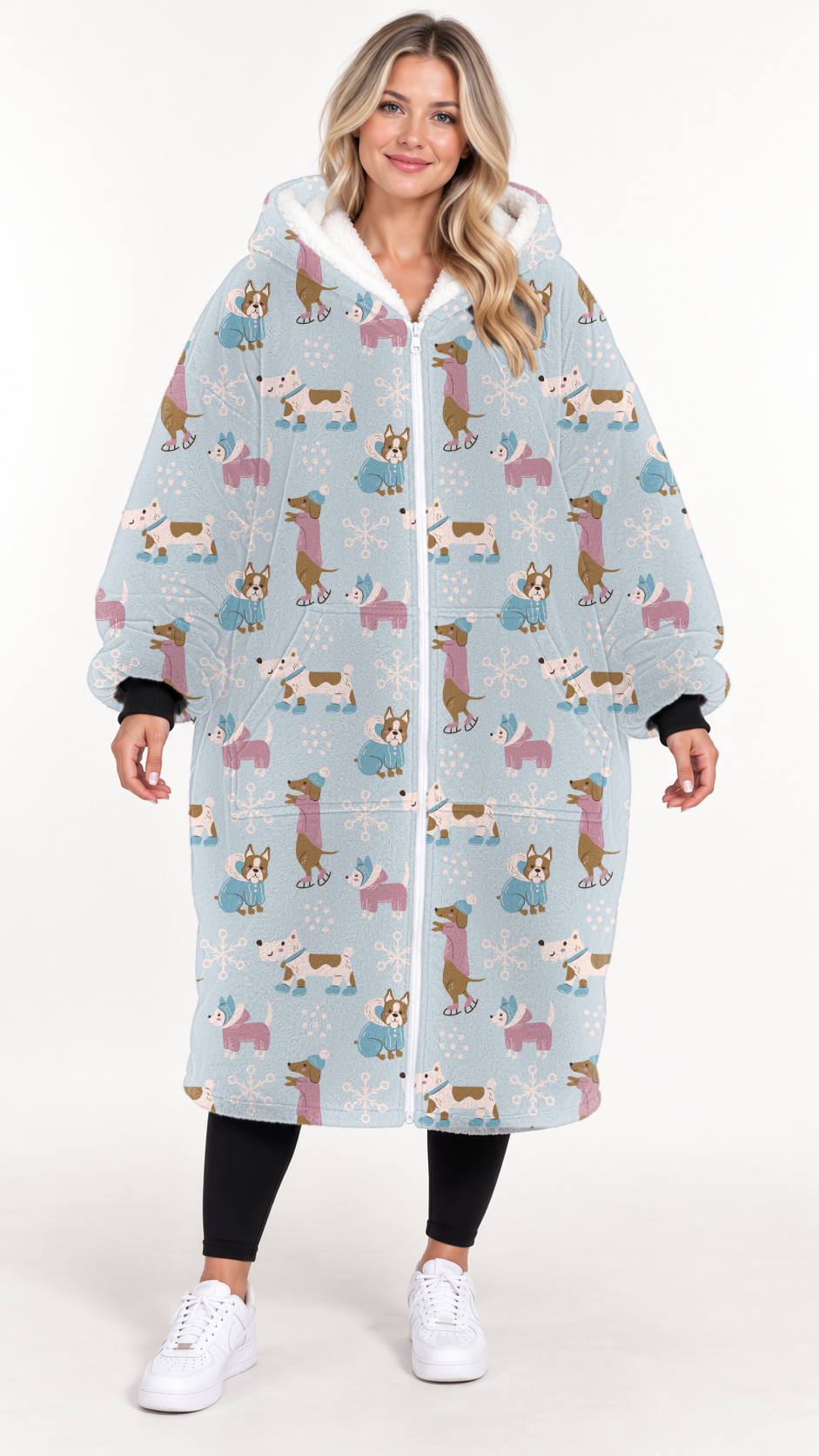 WINTER DOGGIES-HOODIE BLANKET PREORDER-CLOSING 9/20