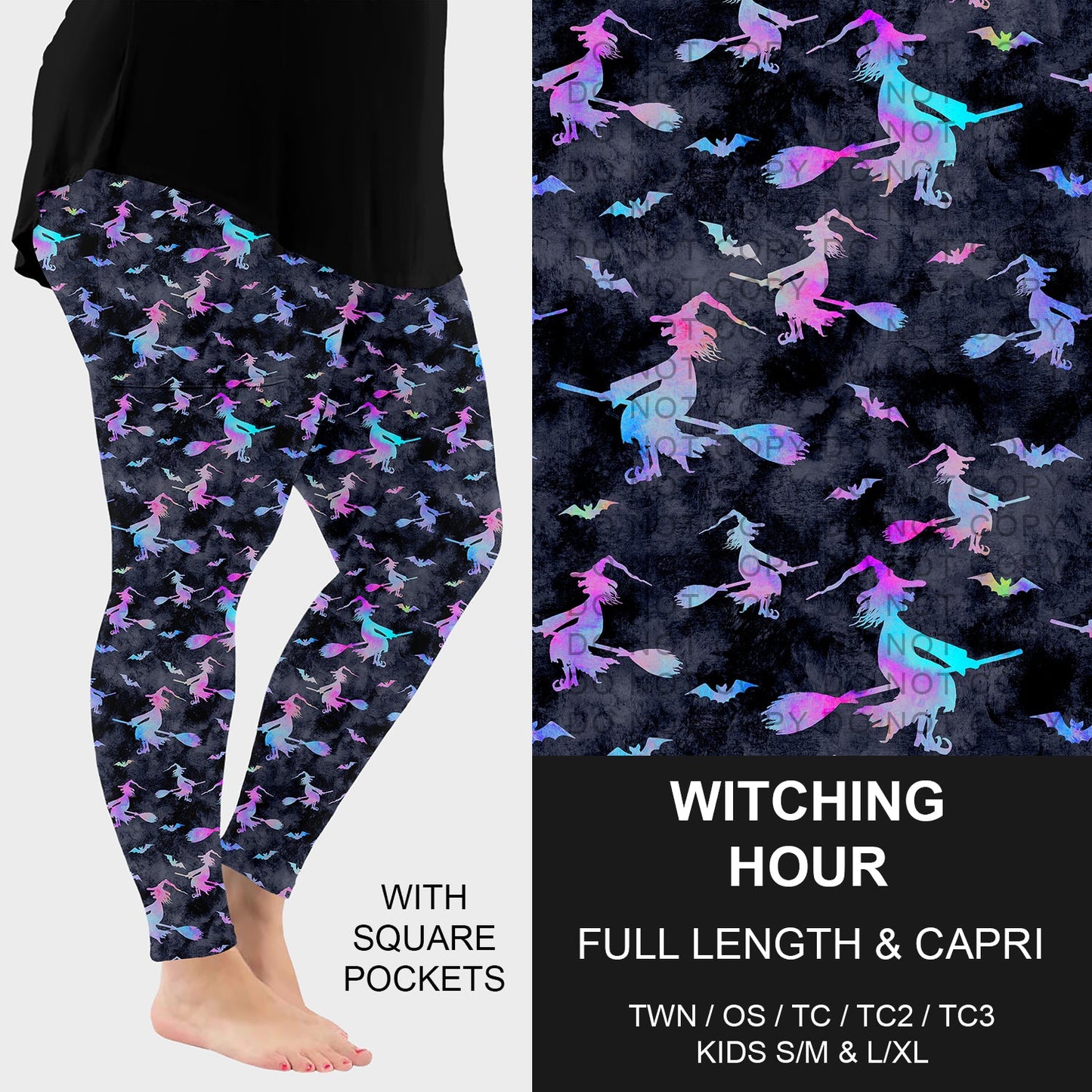 B297 - Preorder Witching Hour Leggings w/ Pockets (Closes 6/28. ETA: early Sept.)