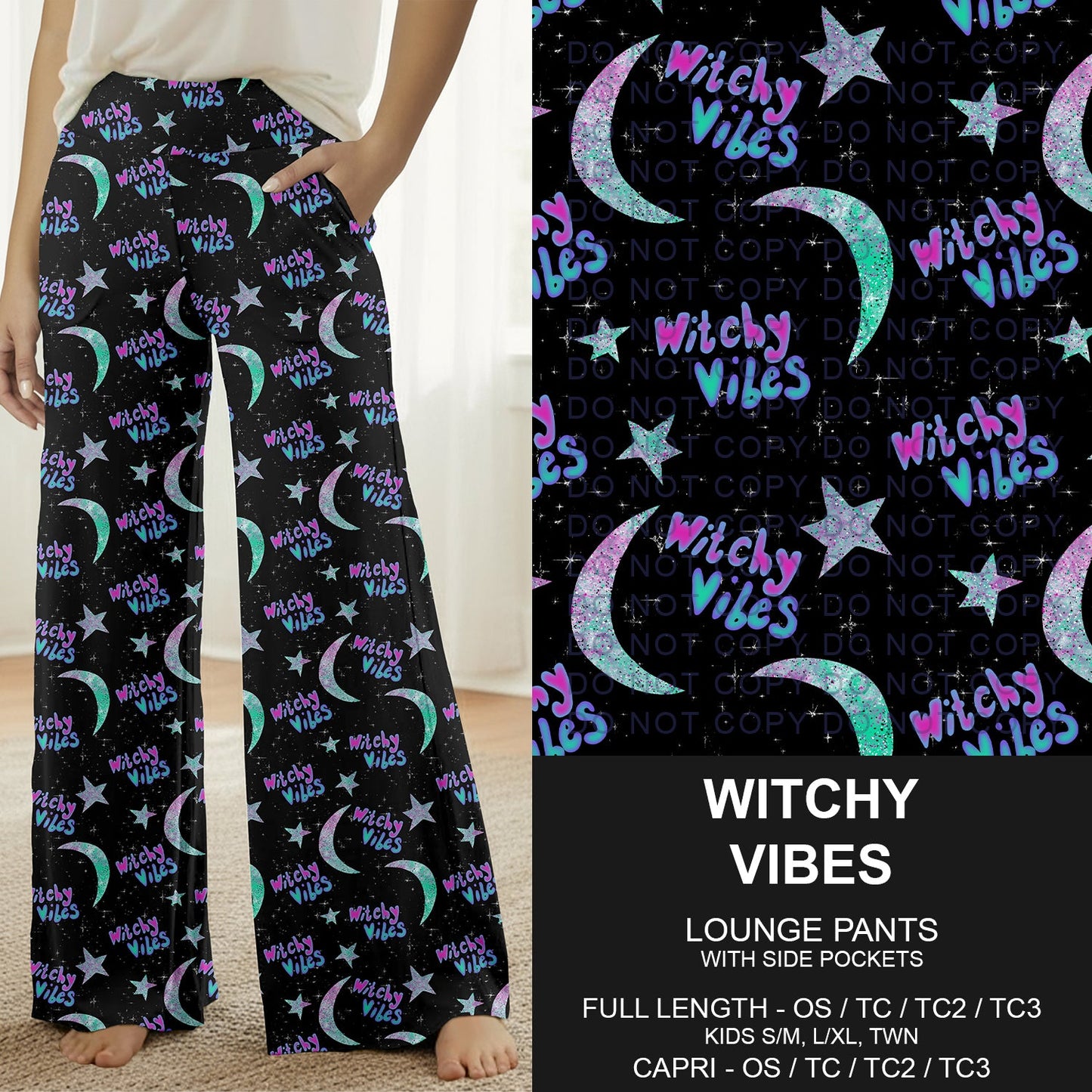 B297 - Preorder Witchy Vibes Lounge Pants (Closes 6/28. ETA: early Sept.)