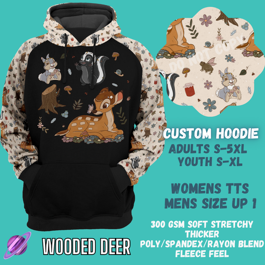 WOODED DEER- HOODIE OUTFIT RUN- PREORDER 2/20