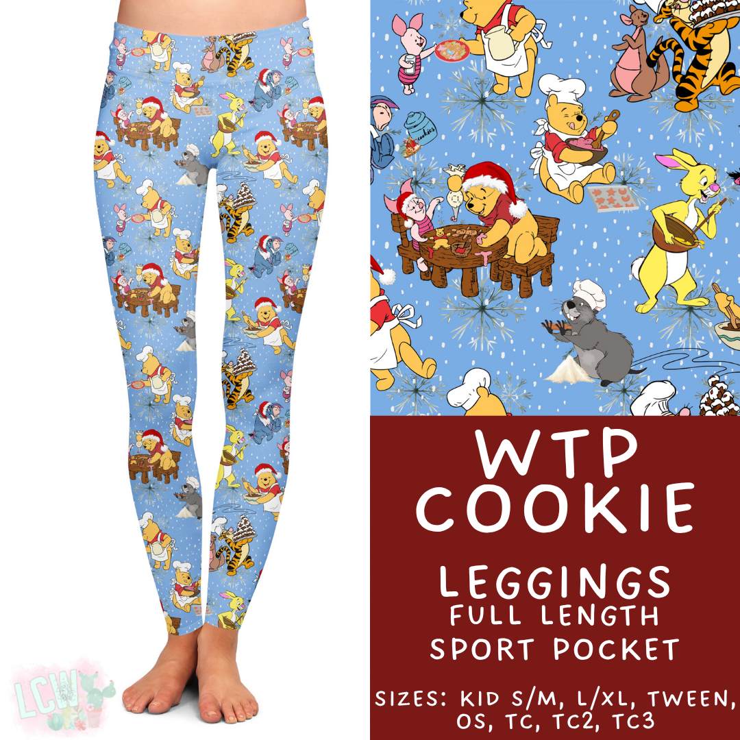 Ready to Ship - WTP Cookie Full Length Leggings - Sport Pocket OS & TC2