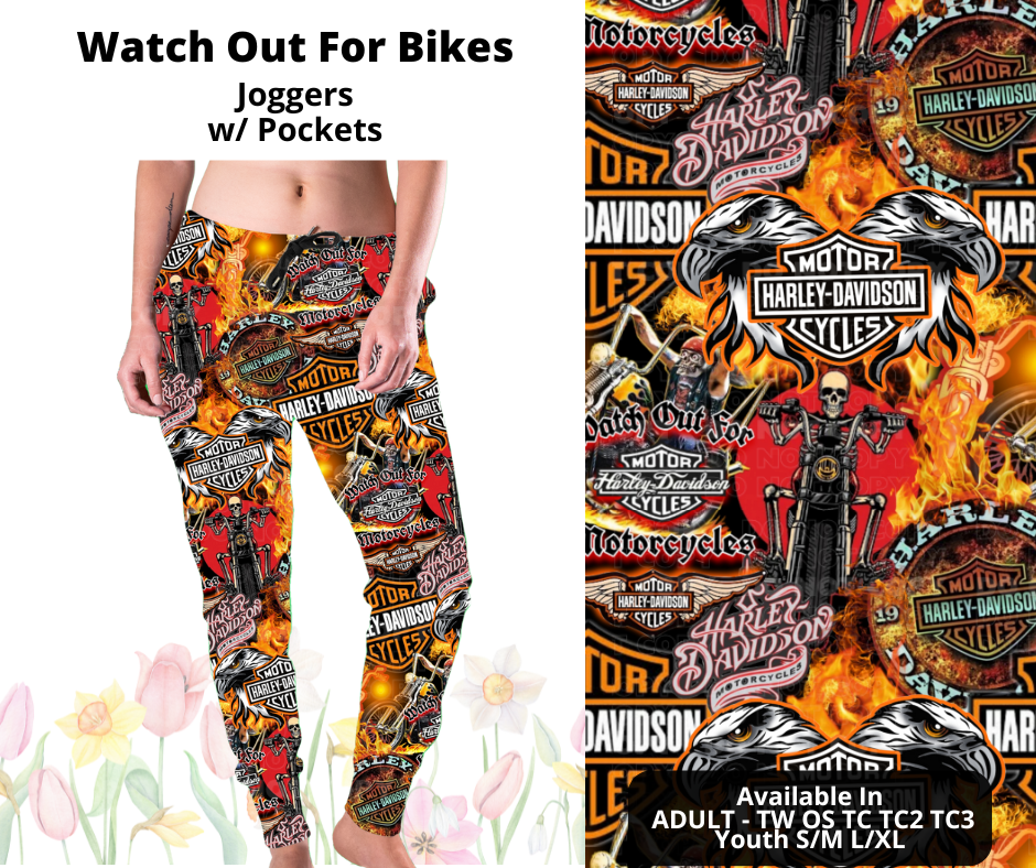 Preorder! Closes 3/17. ETA June. Watch Out For Bikes Joggers