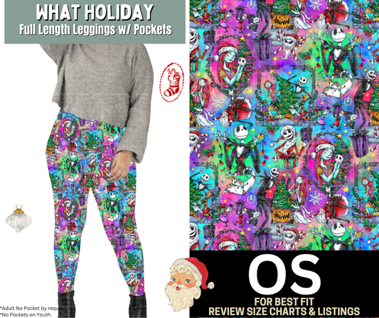 What Holiday Full Length Leggings w/ Pockets