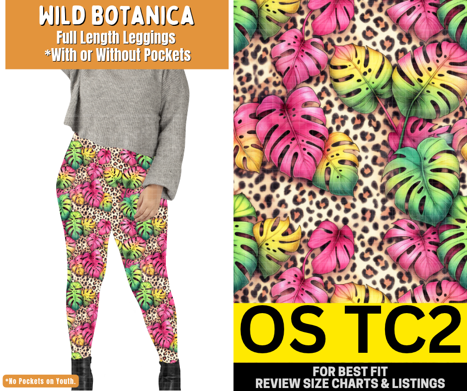 Wild Botanica Full Length Leggings w/ Pockets