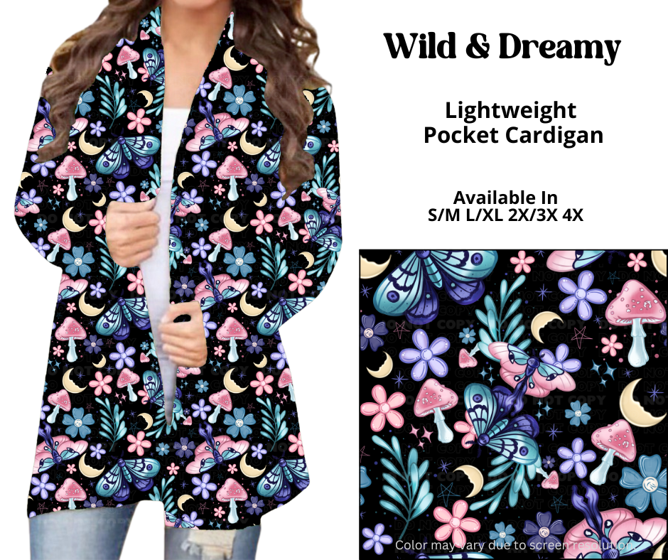 Preorder! Closes 3/26. ETA June. Wild & Dreamy Pocket Cardigan