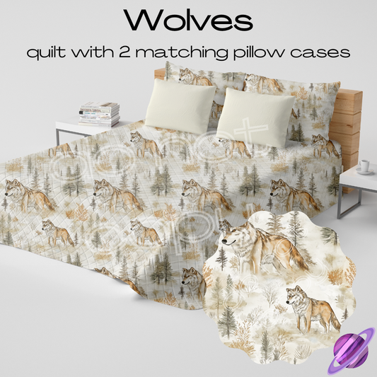 WOLVES - QUILT SETS - PREORDER CLOSING 4/22