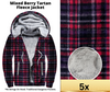 Mixed Berry Tartan Fleece Jackets