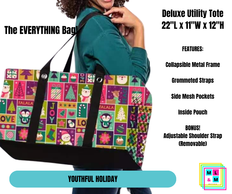 Youthful Holiday Collapsible Tote