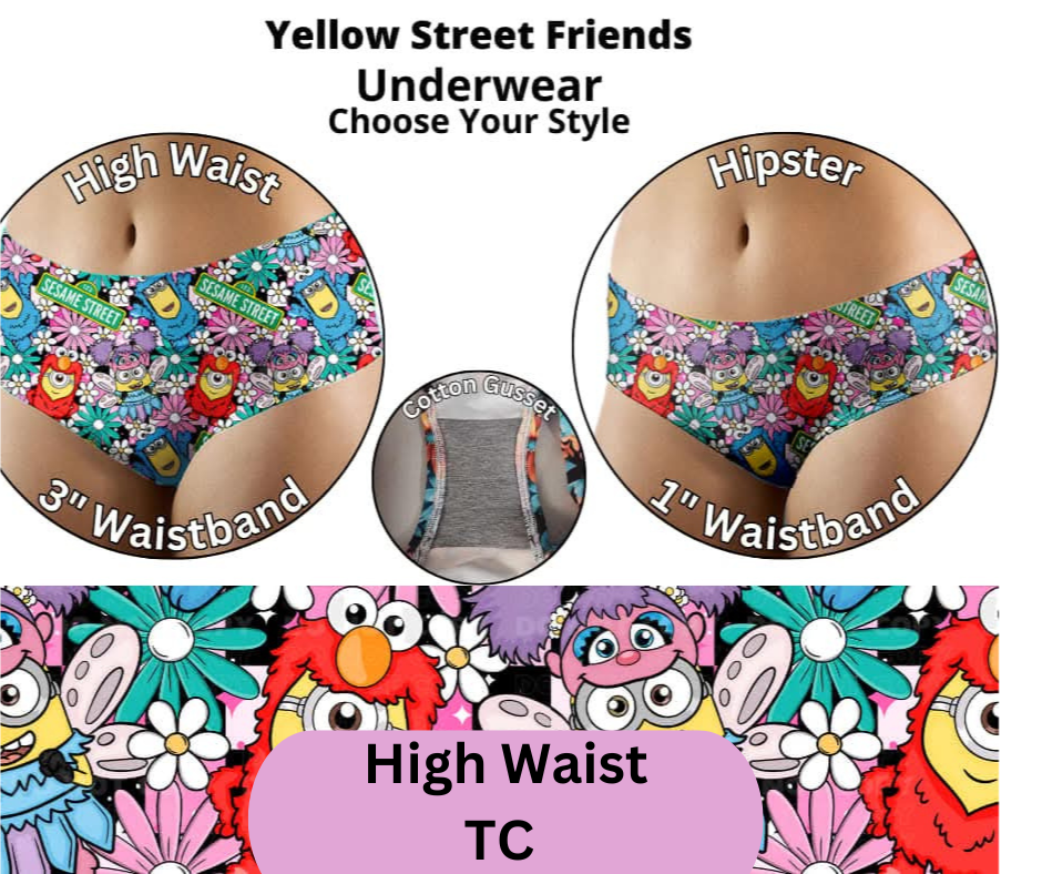 Yellow Street Friends Underwear