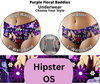 Purple Floral Baddies Underwear