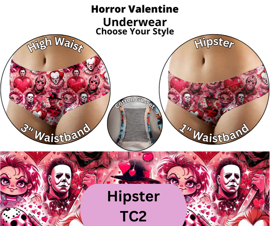 Horror Valentine Underwear