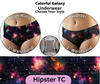 Colorful Galaxy Hipster & High Waist Underwear