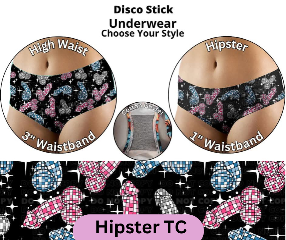 Disco Stick Hipster & High Waist Underwear